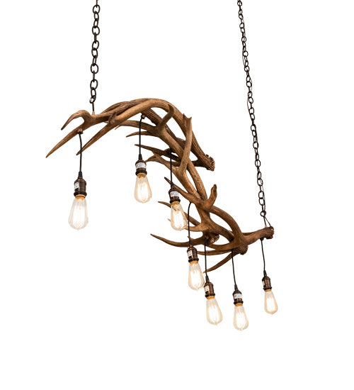 Meyda Tiffany 238960 Eight Light Chandelier, Antique Copper