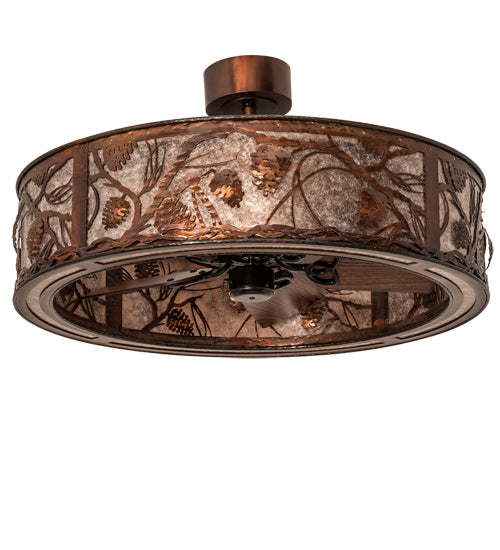 Meyda Tiffany 239188 LED Chandel-Air, Vintage Copper