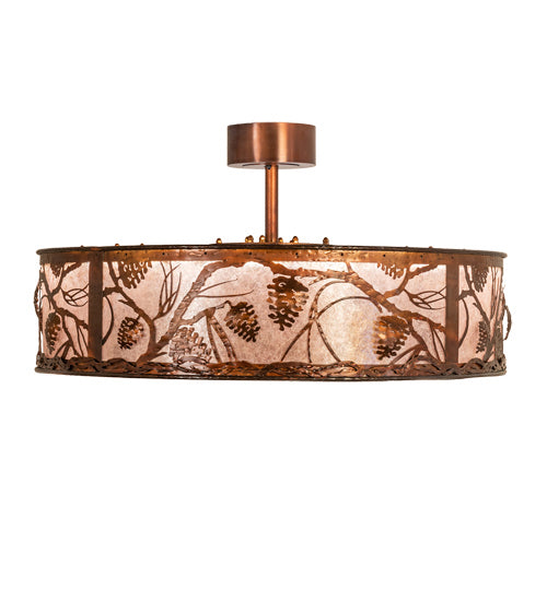 Meyda Tiffany 239188 LED Chandel-Air, Vintage Copper