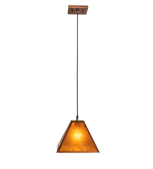 Meyda Tiffany 239295 One Light Pendant, Vintage Copper