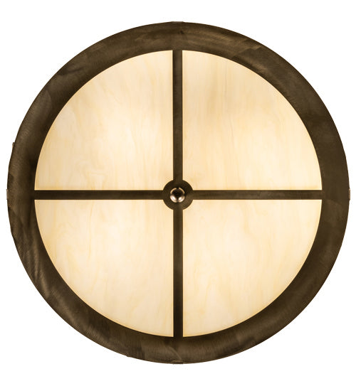 Meyda Tiffany 239334 Four Light Semi-Flushmount, Antique Copper