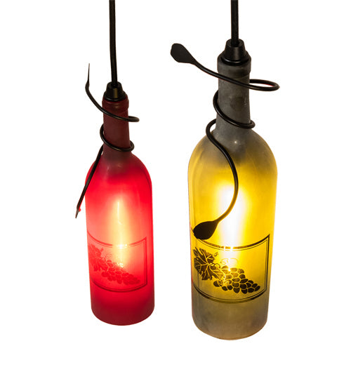 Meyda Tiffany 239714 Three Light Pendant, Black Tex