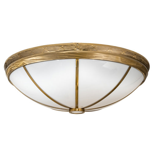 Meyda Tiffany 239900 LED Flushmount, Brass Powder Coat