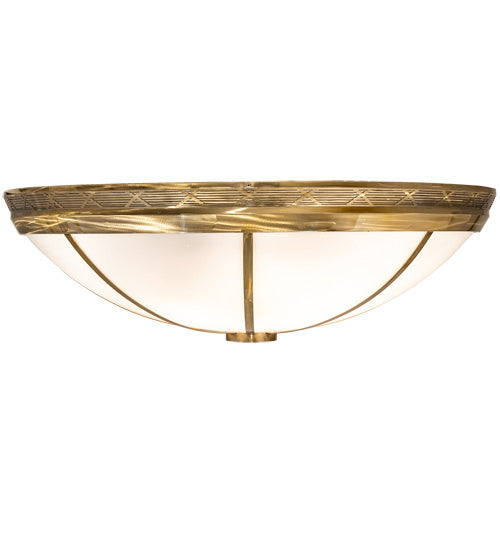 Meyda Tiffany 239900 LED Flushmount, Brass Powder Coat