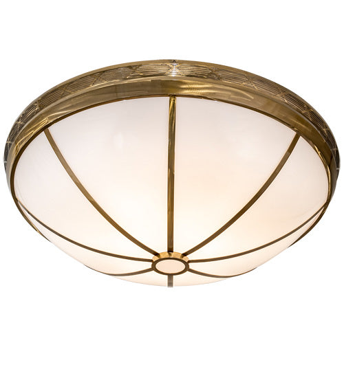 Meyda Tiffany 239900 LED Flushmount, Brass Powder Coat
