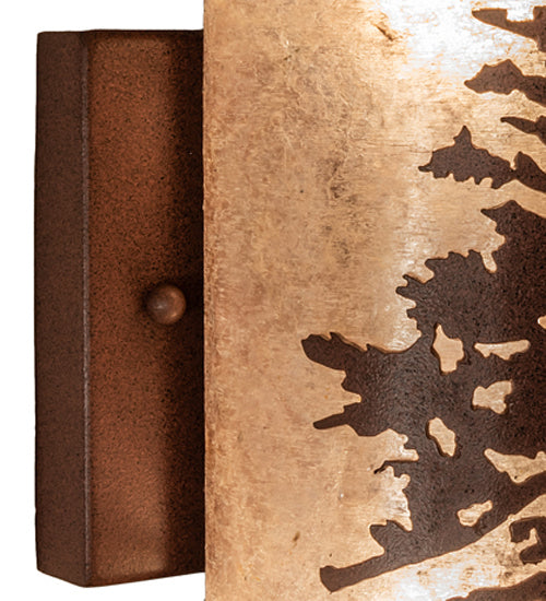 Meyda Tiffany 240515 Two Light Wall Sconce, Rust