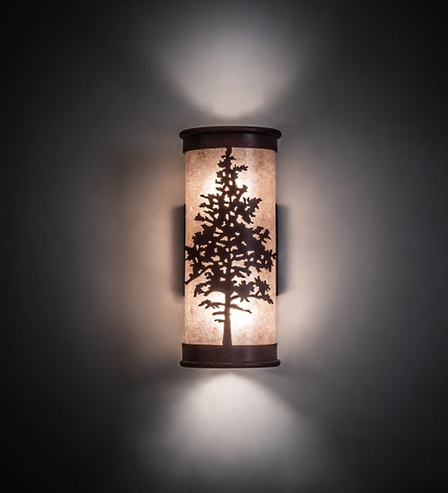 Meyda Tiffany 240515 Two Light Wall Sconce, Rust