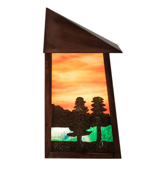 Meyda Tiffany 241115 One Light Wall Sconce, Vintage Brass/Vintage Copper