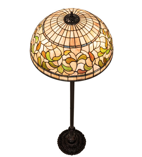 Meyda Tiffany 242797 Three Light Floor Lamp, Mahogany Bronze