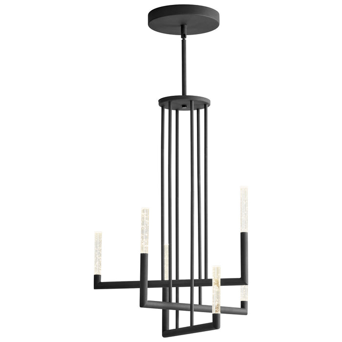 Oxygen 3-24-15 LED Chandelier, Black