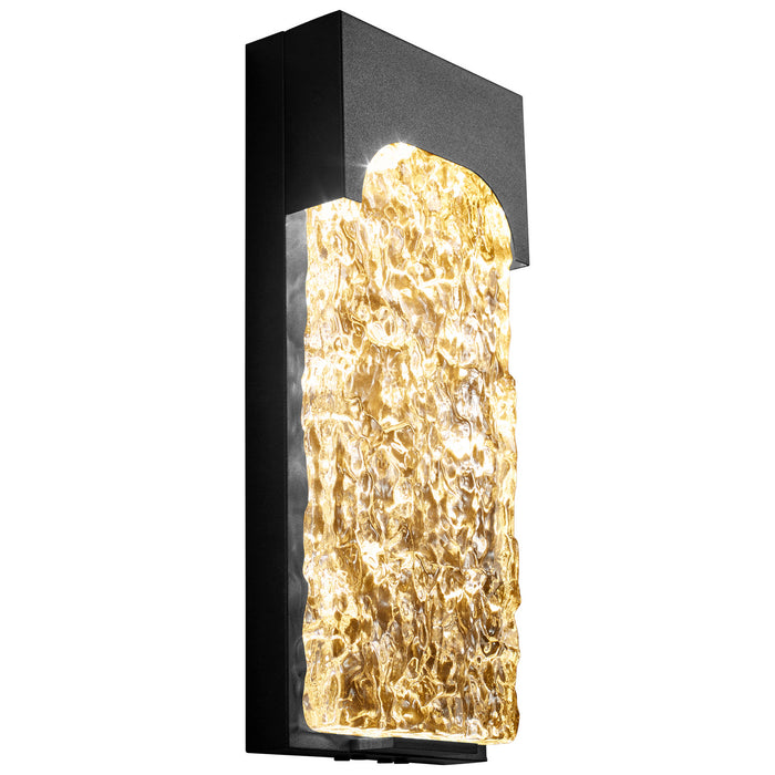 Oxygen 3-725-15 LED Outdoor Wall Sconce, Black