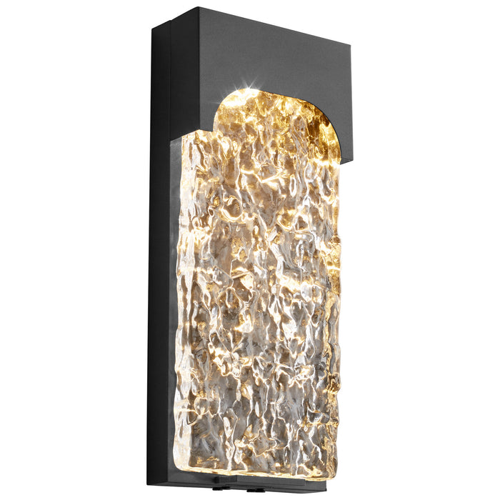 Oxygen 3-725-15 LED Outdoor Wall Sconce, Black