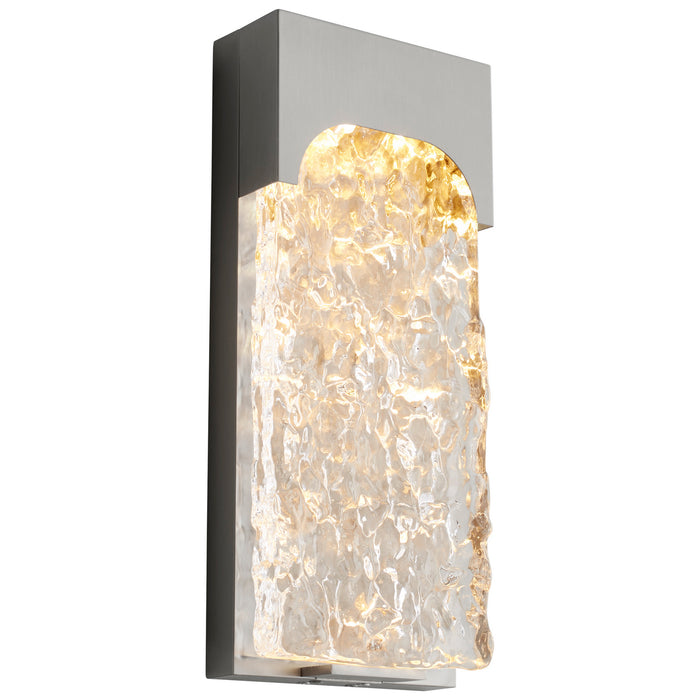 Oxygen 3-725-24 LED Outdoor Wall Sconce, Satin Nickel