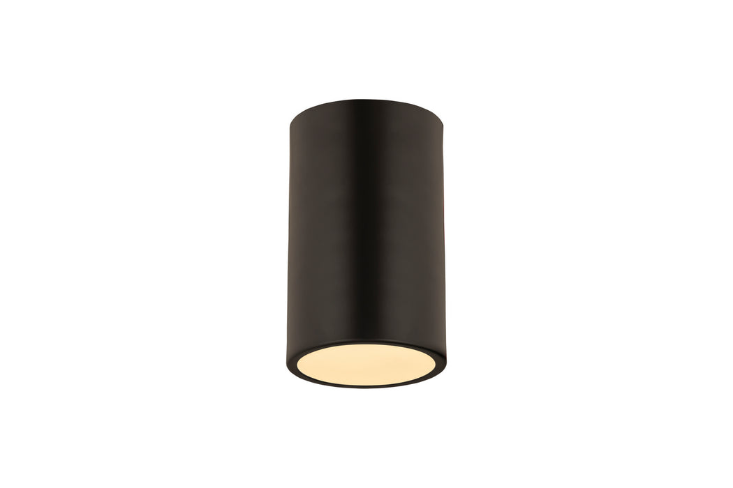 Z-Lite 2302F1-BRZ One Light Flush Mount, Bronze