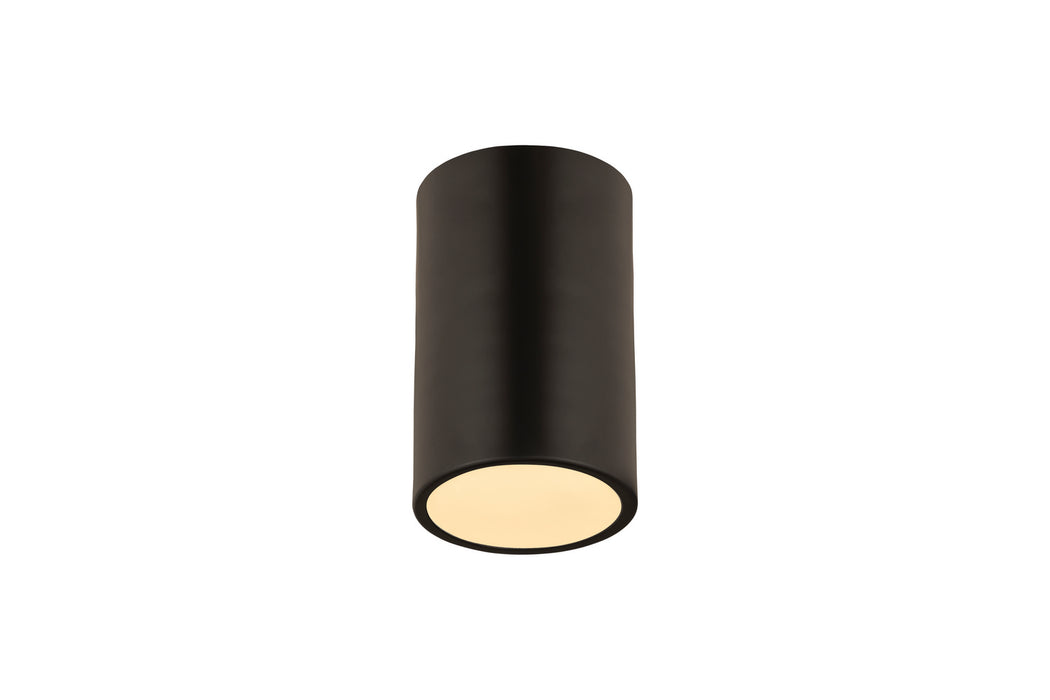 Z-Lite 2302F1-BRZ One Light Flush Mount, Bronze