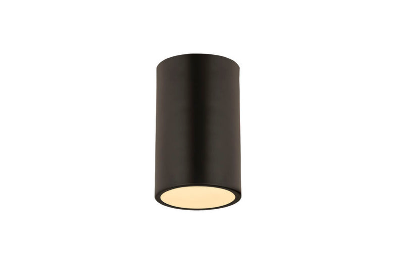 Z-Lite 2302F1-MB One Light Flush Mount, Matte Black