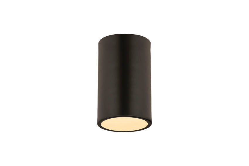Z-Lite 2302F1-MB One Light Flush Mount, Matte Black