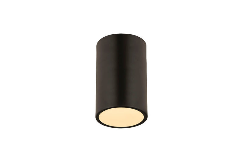 Z-Lite 2302F1-MB One Light Flush Mount, Matte Black
