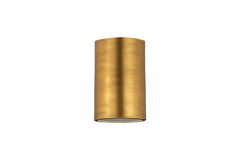Z-Lite 2302F1-RB One Light Flush Mount, Rubbed Brass