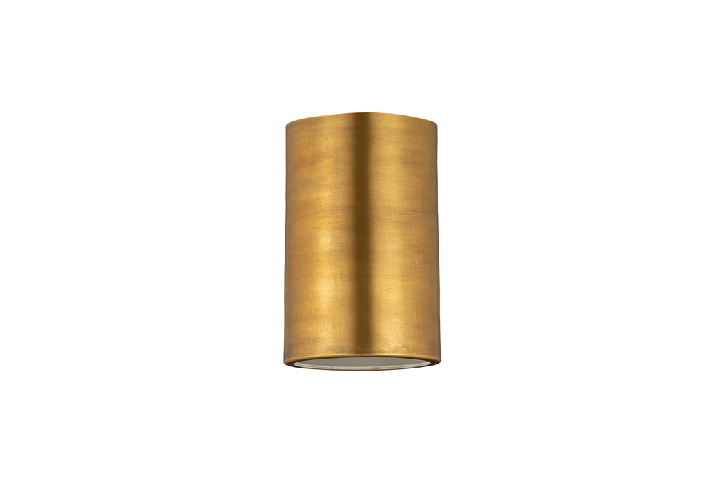 Z-Lite 2302F1-RB One Light Flush Mount, Rubbed Brass