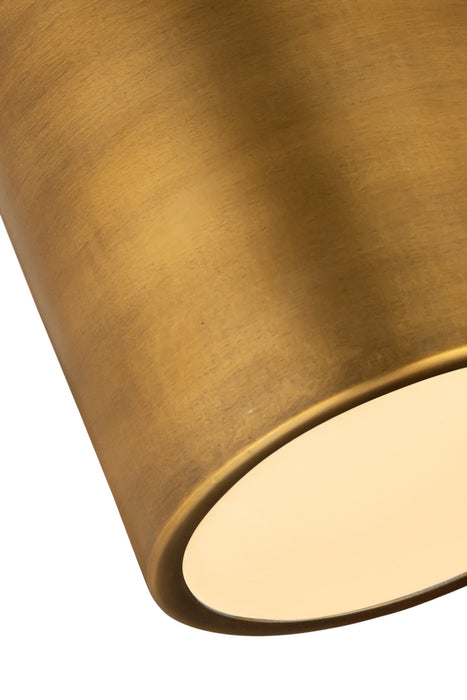 Z-Lite 2302F1-RB One Light Flush Mount, Rubbed Brass