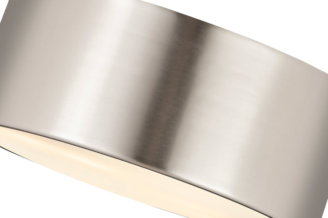 Z-Lite 2302F2-BN Two Light Flush Mount, Brushed Nickel
