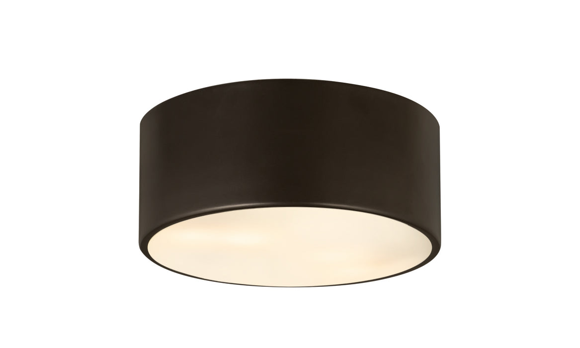 Z-Lite 2302F2-BRZ Two Light Flush Mount, Bronze