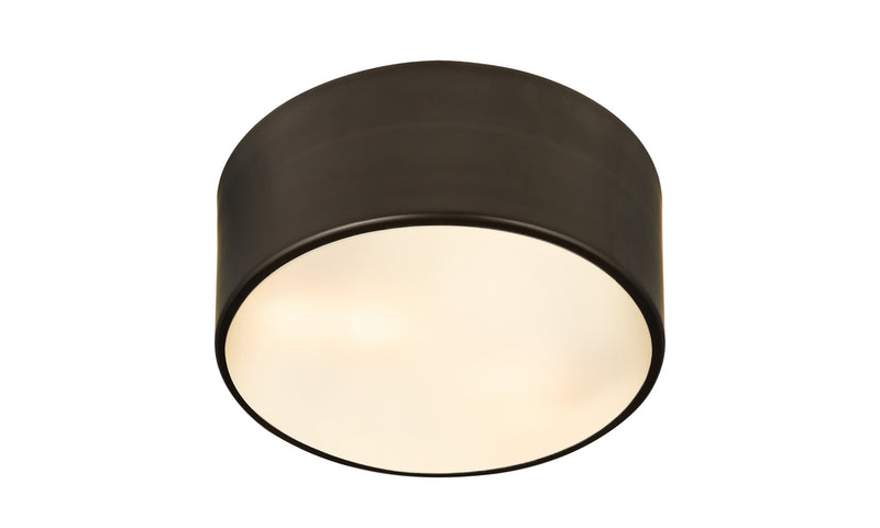 Z-Lite 2302F2-BRZ Two Light Flush Mount, Bronze