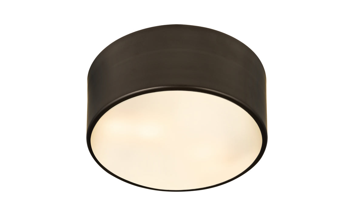 Z-Lite 2302F2-BRZ Two Light Flush Mount, Bronze