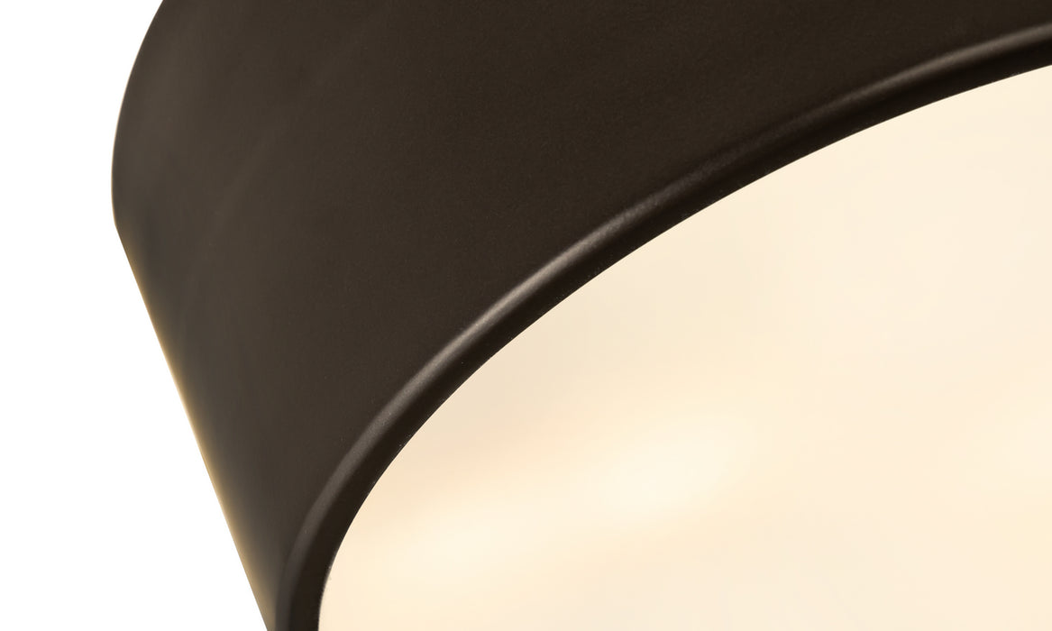Z-Lite 2302F2-BRZ Two Light Flush Mount, Bronze