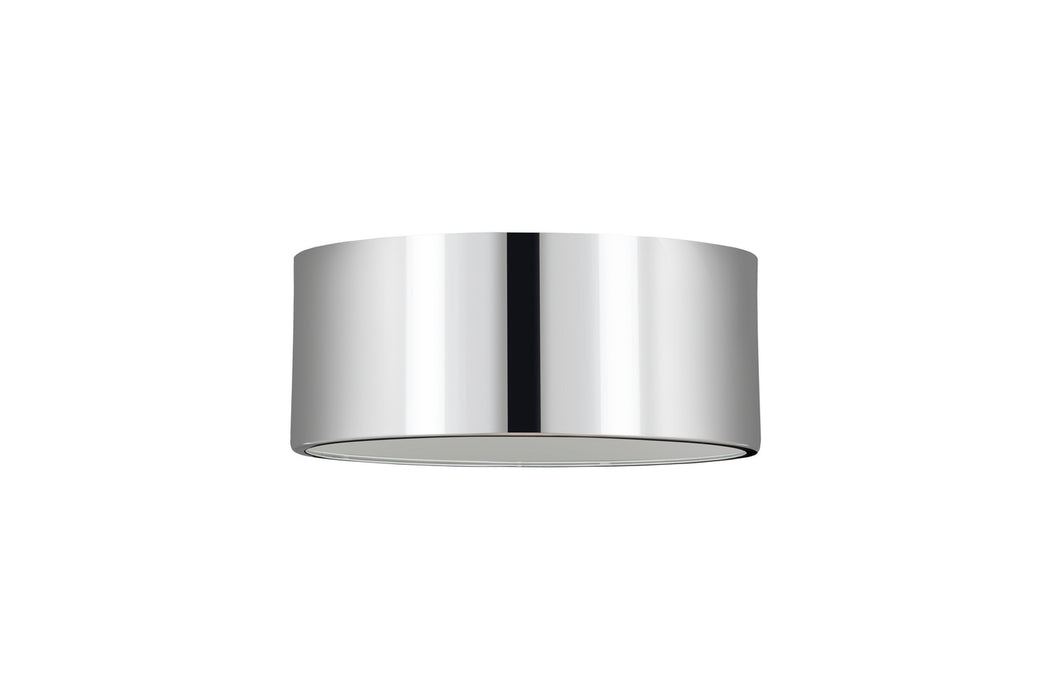 Z-Lite 2302F2-CH Two Light Flush Mount, Chrome