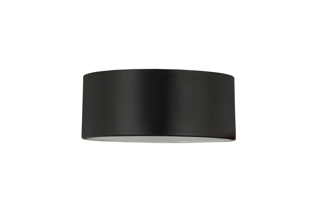 Z-Lite 2302F2-MB Two Light Flush Mount, Matte Black