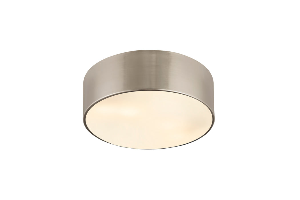 Z-Lite 2302F3-BN Three Light Flush Mount, Brushed Nickel