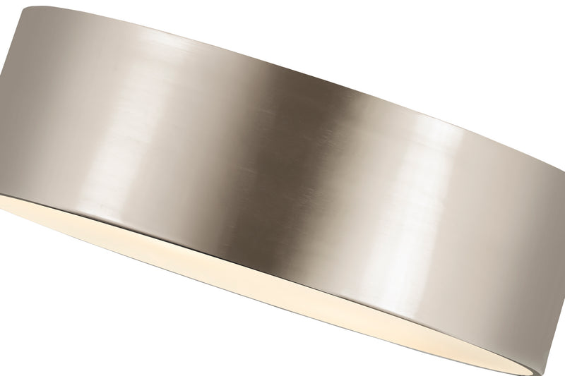 Z-Lite 2302F3-BN Three Light Flush Mount, Brushed Nickel
