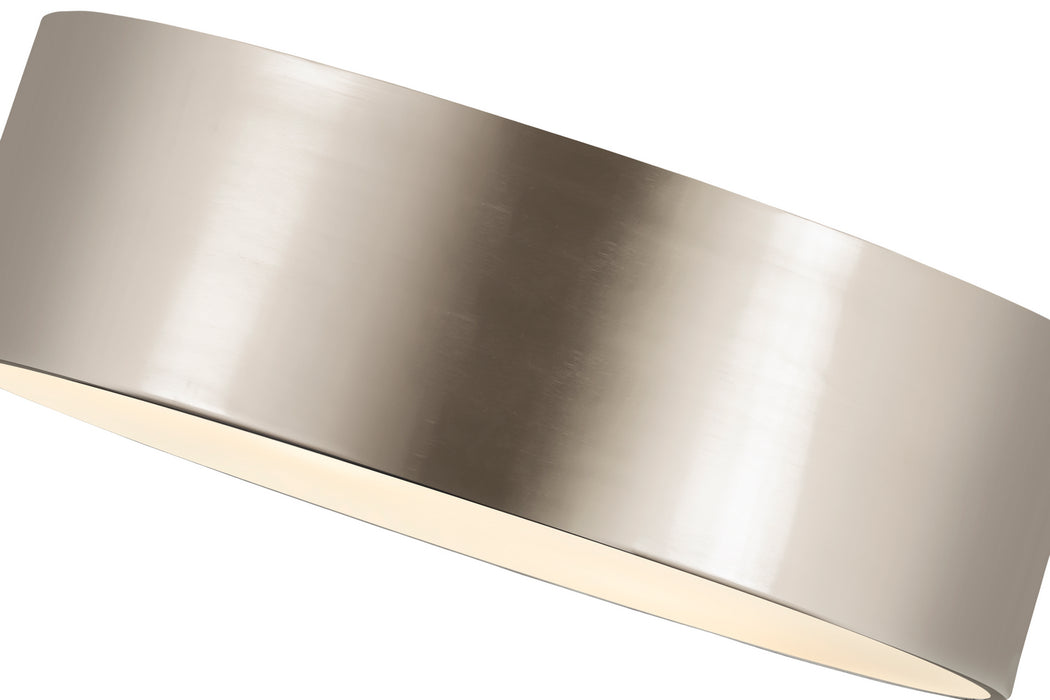 Z-Lite 2302F3-BN Three Light Flush Mount, Brushed Nickel