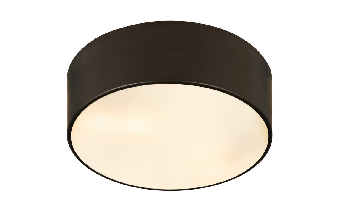 Z-Lite 2302F3-BRZ Three Light Flush Mount, Bronze