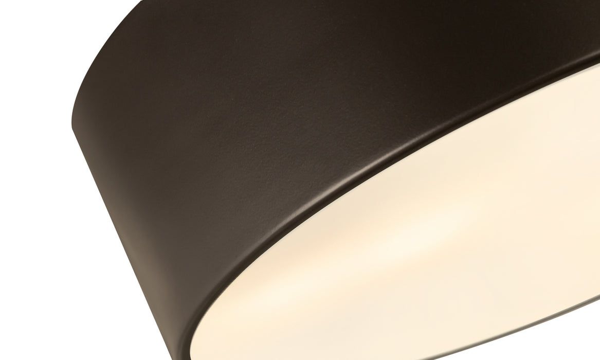 Z-Lite 2302F3-BRZ Three Light Flush Mount, Bronze