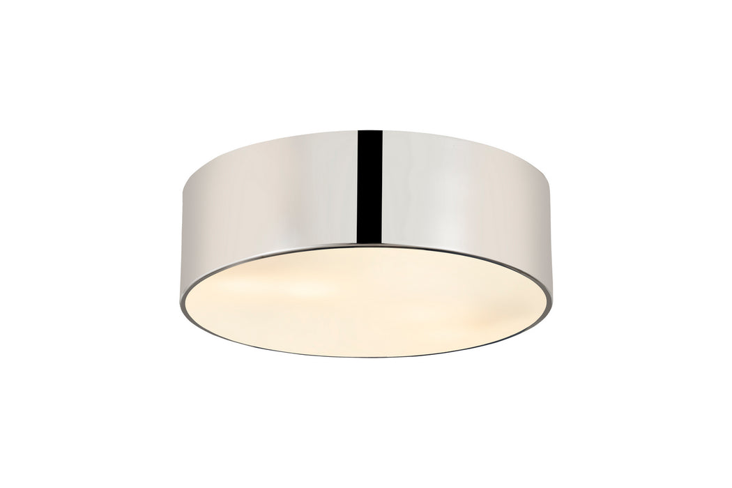 Z-Lite 2302F3-CH Three Light Flush Mount, Chrome