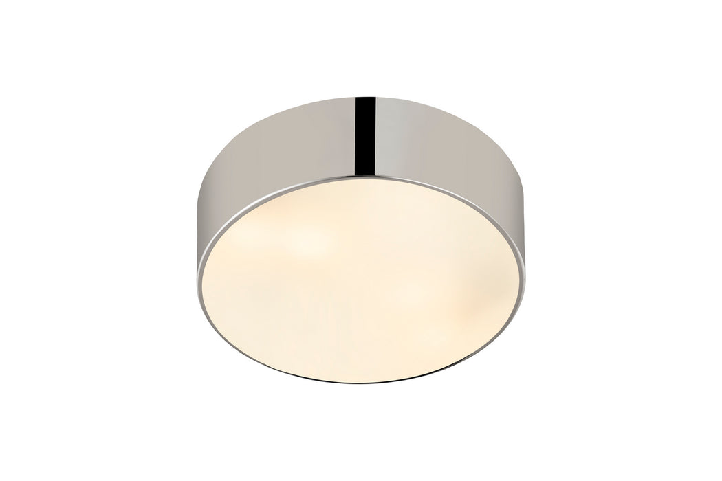 Z-Lite 2302F3-CH Three Light Flush Mount, Chrome