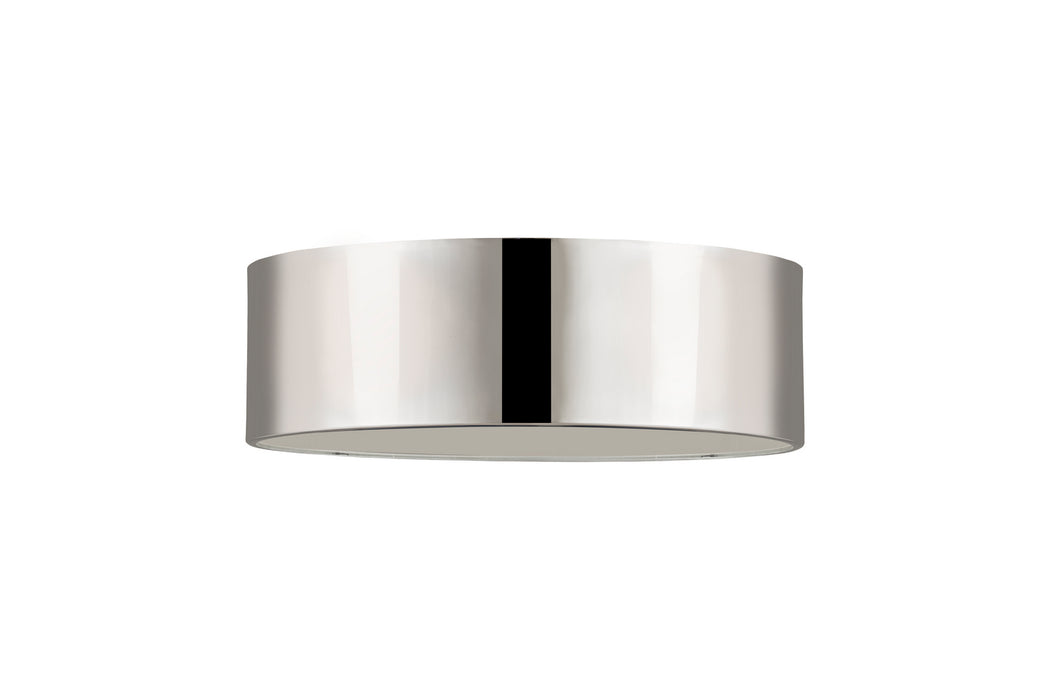 Z-Lite 2302F3-CH Three Light Flush Mount, Chrome