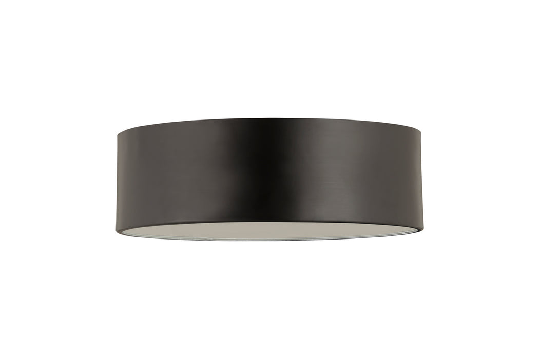 Z-Lite 2302F3-MB Three Light Flush Mount, Matte Black