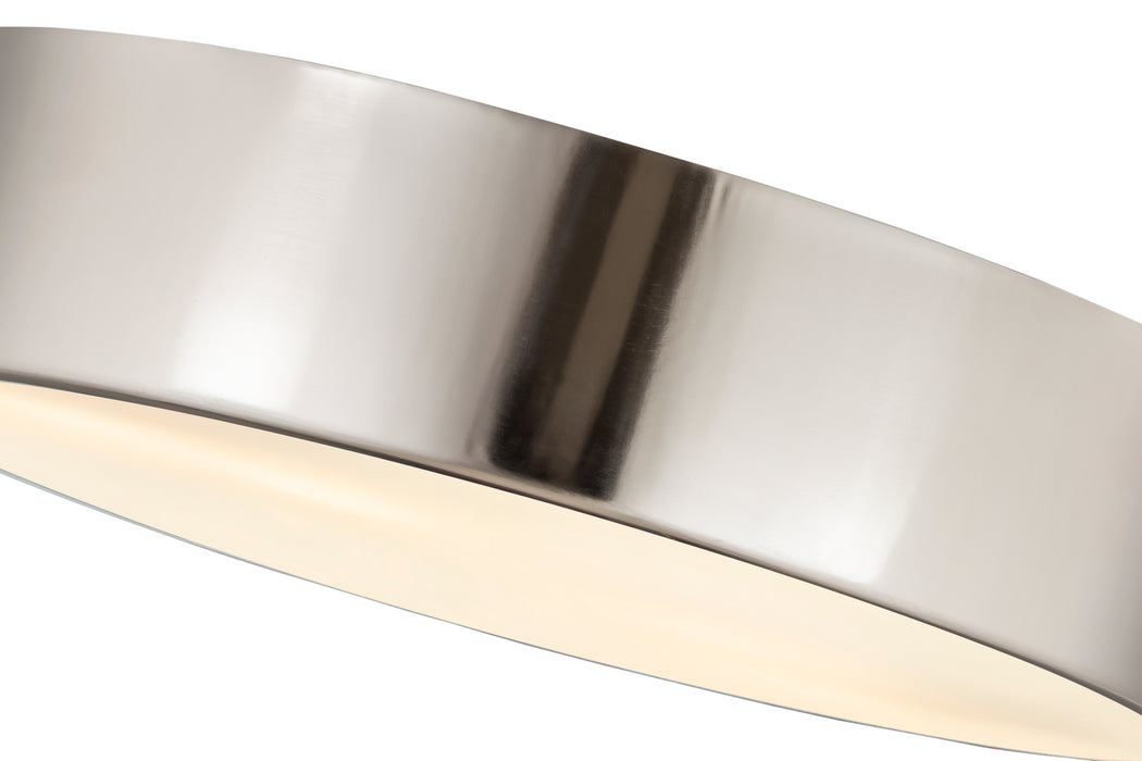 Z-Lite 2302F4-BN Four Light Flush Mount, Brushed Nickel