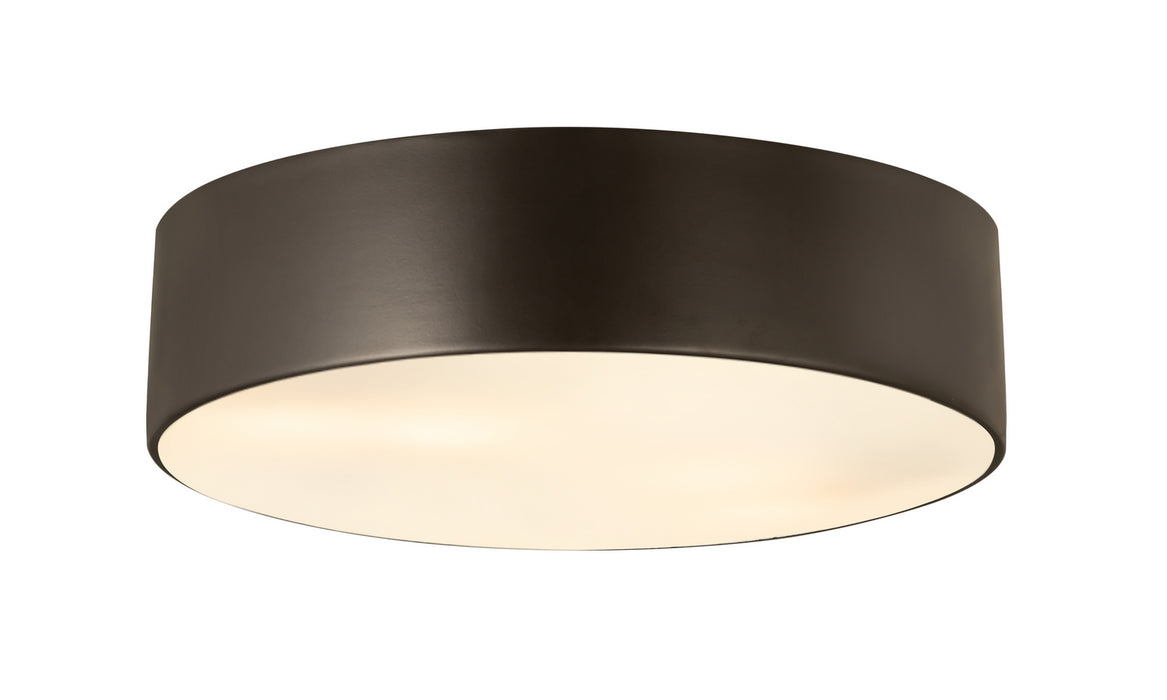 Z-Lite 2302F4-BRZ Four Light Flush Mount, Bronze