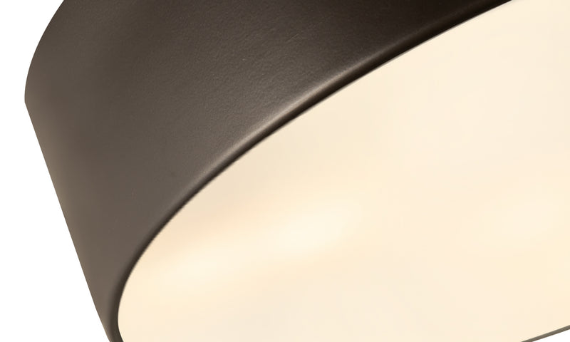 Z-Lite 2302F4-BRZ Four Light Flush Mount, Bronze