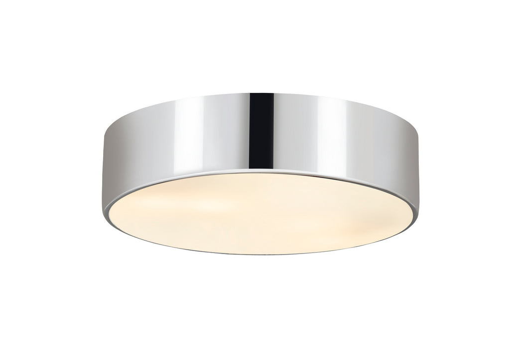 Z-Lite 2302F4-CH Four Light Flush Mount, Chrome
