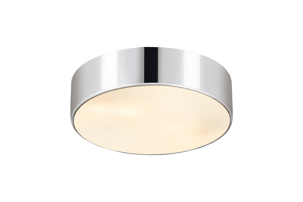 Z-Lite 2302F4-CH Four Light Flush Mount, Chrome