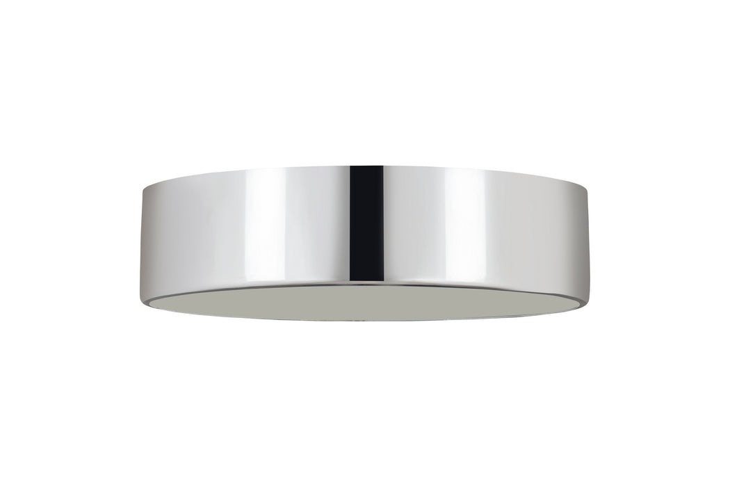 Z-Lite 2302F4-CH Four Light Flush Mount, Chrome