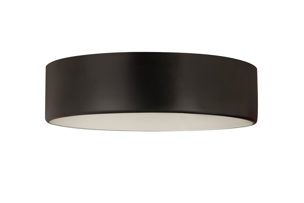 Z-Lite 2302F4-MB Four Light Flush Mount, Matte Black