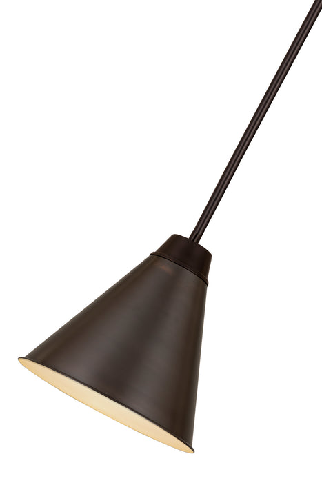 Z-Lite 6011P12-BP One Light Pendant, Bronze Plate