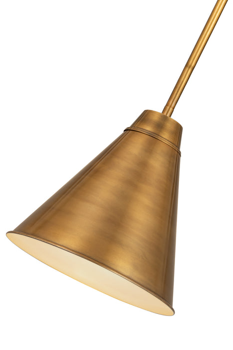 Z-Lite 6011P12-RB One Light Pendant, Rubbed Brass